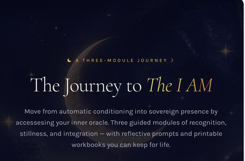 The Journey to The I AM